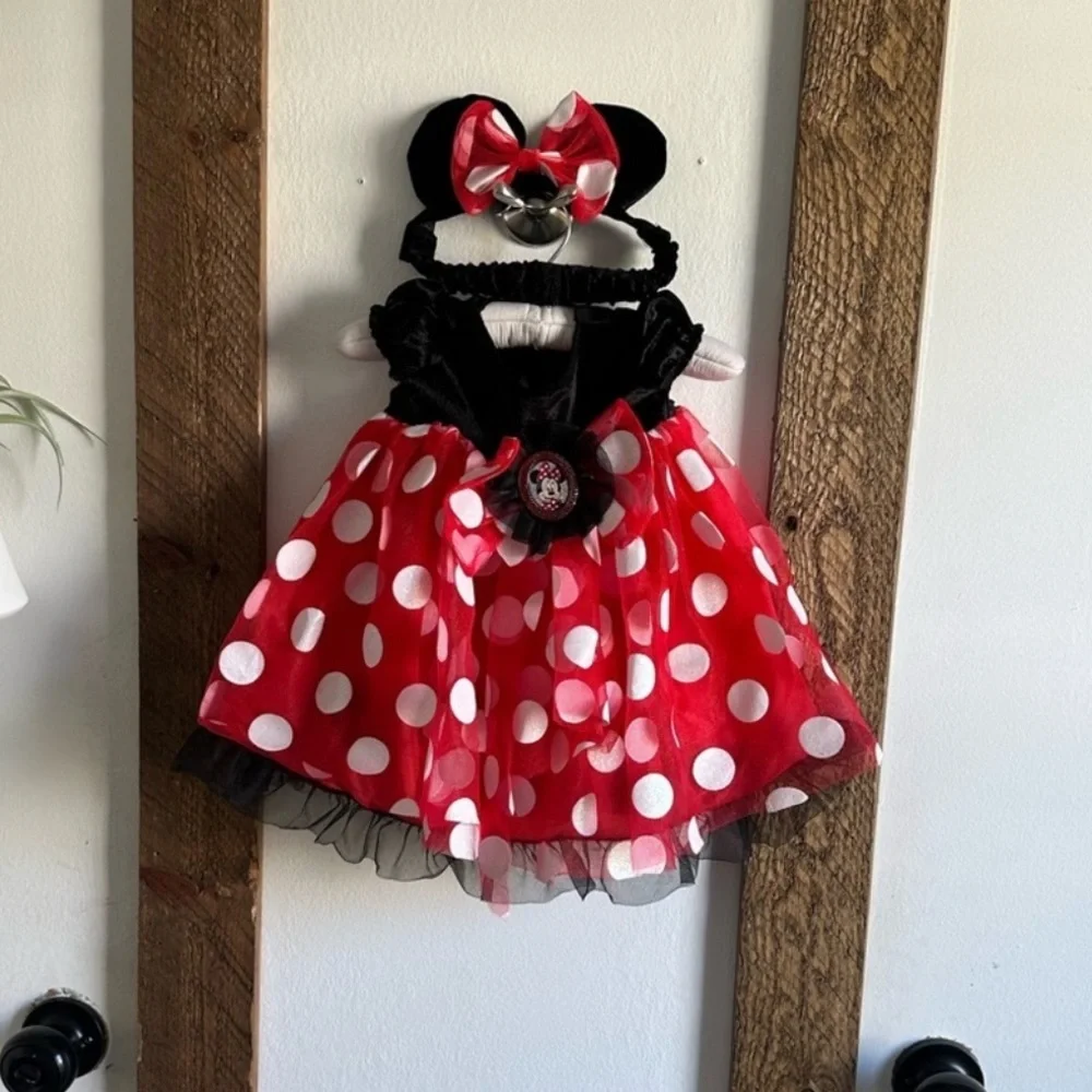 Disney Red and White Polka Dot Mouse Costume - Picture 8 of 14
